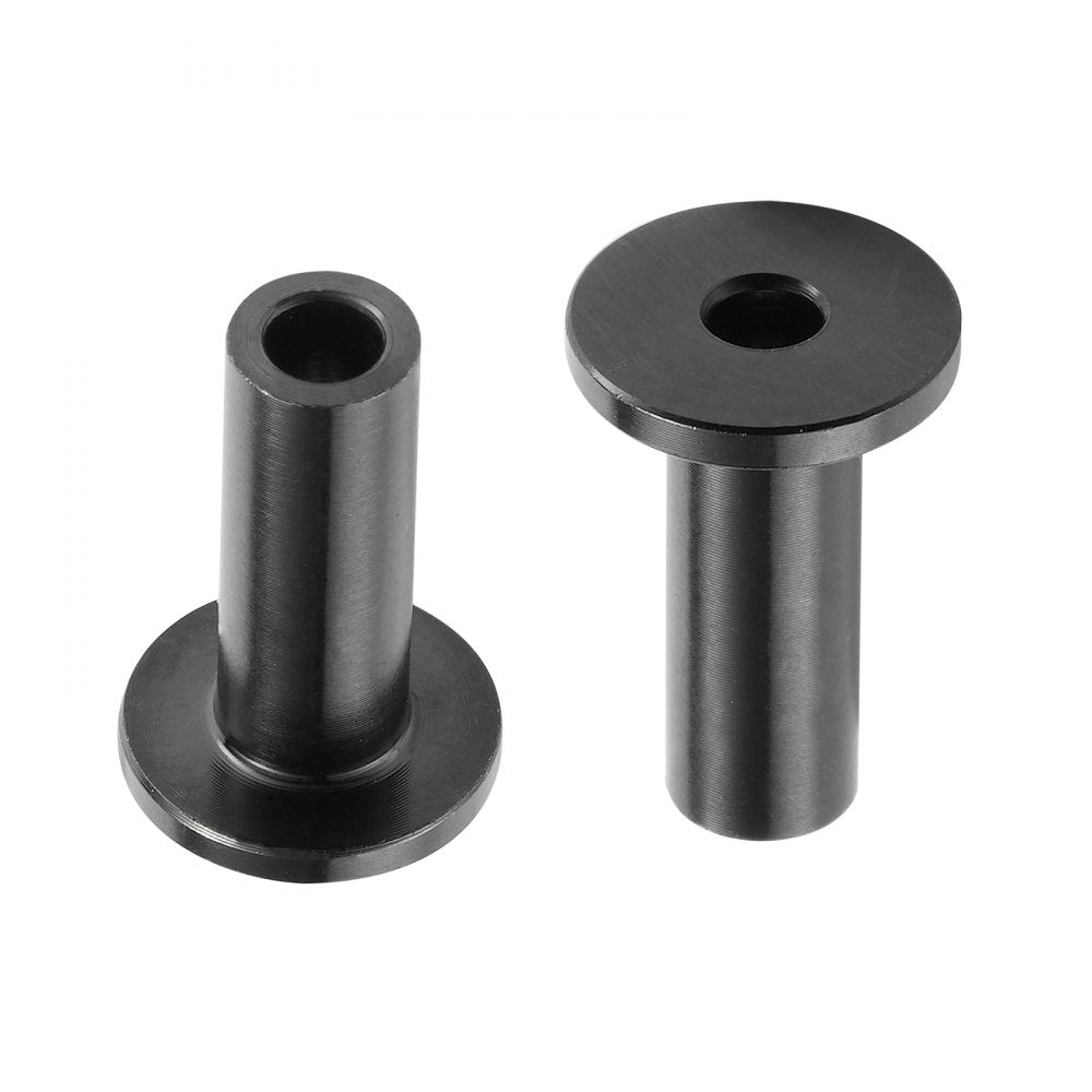 VEVOR 101 Pack T316 Stainless Steel Protector Sleeves for 1/8" Wire Rope Cable Railing, DIY Balustrade T316 Marine Grade, Come with A Free Drill Bit, Black