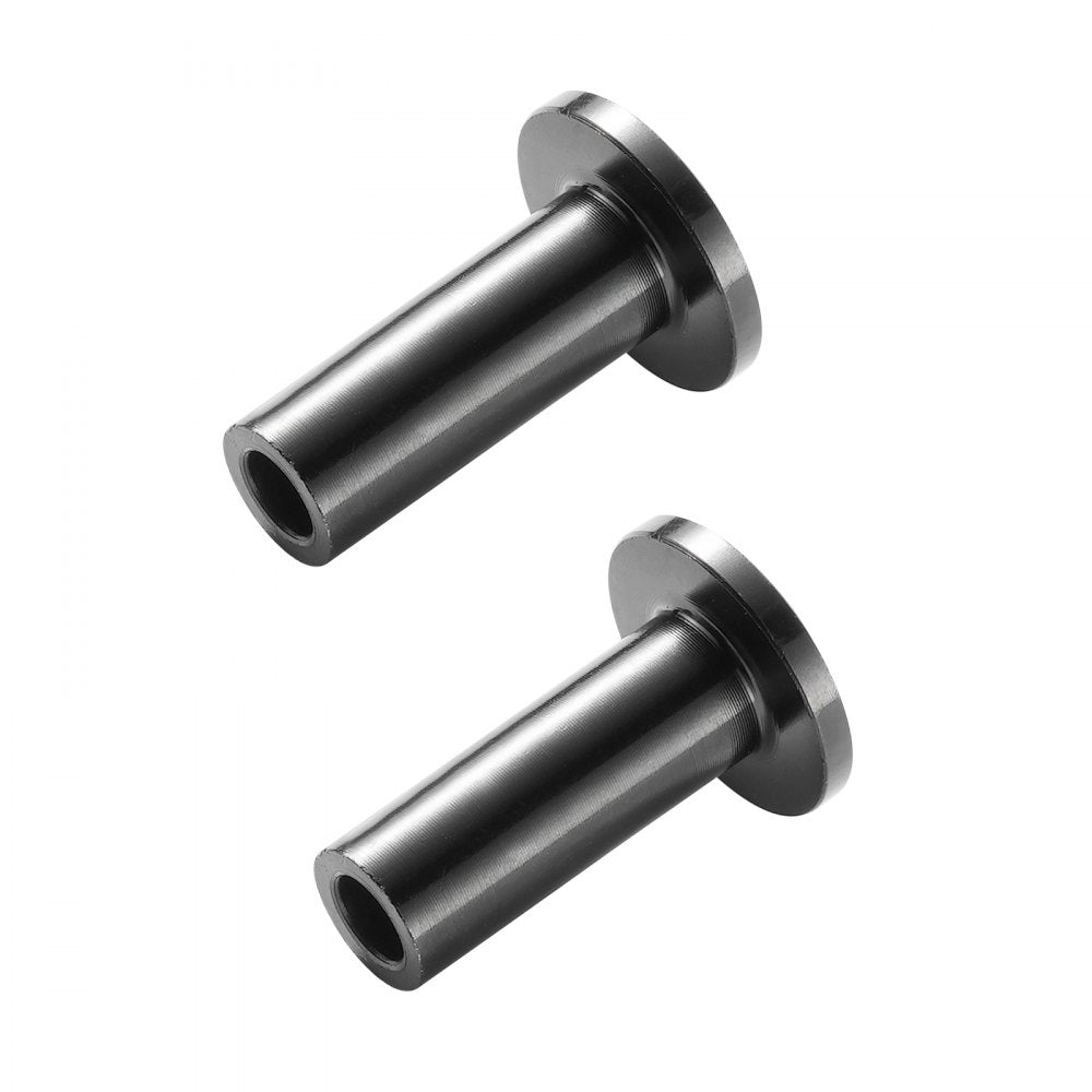 VEVOR 101 Pack T316 Stainless Steel Protector Sleeves for 1/8" Wire Rope Cable Railing, DIY Balustrade T316 Marine Grade, Come with A Free Drill Bit, Black