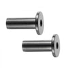 VEVOR 101 Pack T316 Stainless Steel Protector Sleeves for 1/8" Wire Rope Cable Railing, DIY Balustrade T316 Marine Grade, Come with A Free Drill Bit, Black