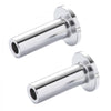 VEVOR 121 Pack T316 Stainless Steel Protector Sleeves for 1/8" Wire Rope Cable Railing, DIY Balustrade T316 Marine Grade, Come with A Free Drill Bit, Silver