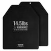 VEVOR Weight Vest Plates, 14.5 LB Pairs, Premium Steel Weighted plates, Contoured Ergonomic Fit – WODs, Additional Weight for Weight Vests, for Strength Training, Running, Fitness, Heavy Workouts