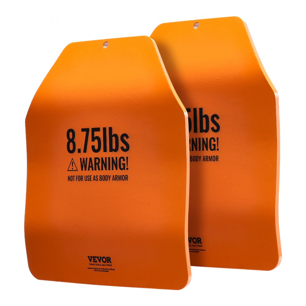 VEVOR Curved Weight Vest Plates, 8.75 LB Pairs, Premium Steel Weighted plates, Contoured Ergonomic Fit – WODs, Additional Weight for Weight Vests, for Strength Training, Running, Heavy Workouts