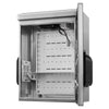 VEVOR Outdoor Electrical Box, 20 x 16 x 8 in, Stainless Steel Ventilated Electrical Enclosure with Thermostat and Fan, Rain Hood, Hinge Connection, IP65 Waterproof Junction Box, Wall/Pole Mounted,
