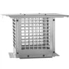 VEVOR Chimney Cap, 9 x 9 inch, 304 Stainless Steel Fireplace Chimney Cover, Not Easily Toppled & Practical Accessories & Easy Installation, Fits Mesh Flue Covers Outside Clay Flue Shingles, Silver