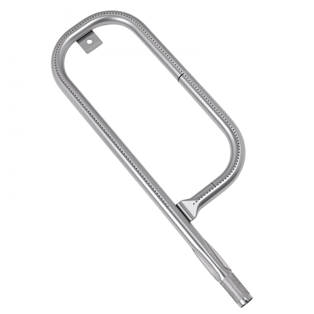 VEVOR Grill Burner Tube for Weber Q100, Q120, Q1000, Q1200, Baby Q Gas Grills, 17 inch 304 Stainless Steel Tube Burner for Weber 516001, 516002, 50060001, Replacement Part 69957, 60040, 41657, 45657