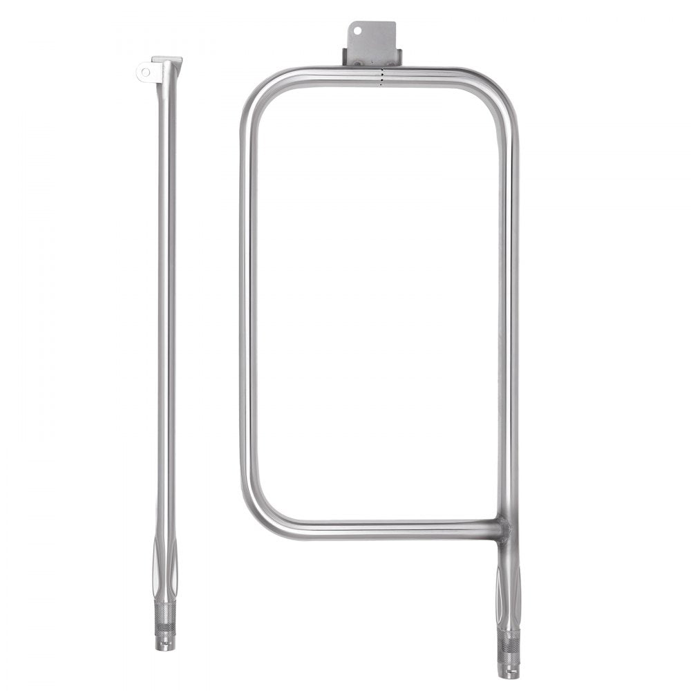 VEVOR Grill Burner Tube for Weber Q3200, Q300 (2013 & earlier), Q320, Q3000 (2014 & newer), 23.75 inch 304 Stainless Steel Tube Burner for Weber 404341, 57060001, 586002, Replacement Part 60036, 80385