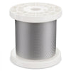 VEVOR Wire Rope Kit, 1/16" 330 ft 304 Stainless Steel Cable with 80 Sleeves and 20 Thimbles, 450 lbs Breaking Strength, 7x7 Strands Marine Aircraft Grade for Handrail Stair Decking Fence Outdoors