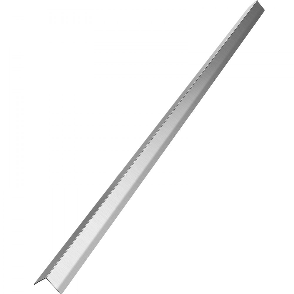 VEVOR Stainless Steel Corner Guards 2 x 2 x 48 inch Metal Wall Corner Protector Pack of 10 Corner Guards 20 Ga 304 Stainless Corner Guard with 90-Degree Angle for Wall Protection and Decoration