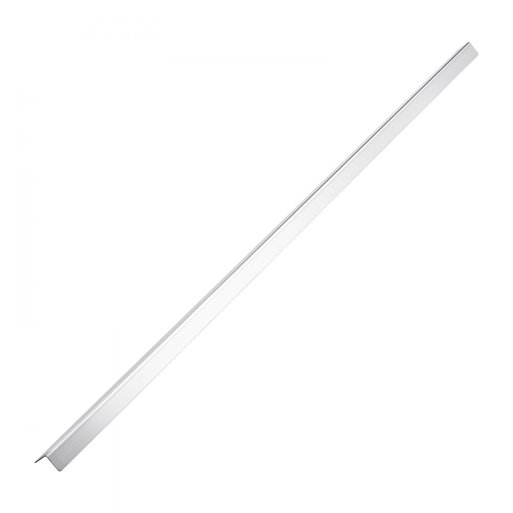 VEVOR Stainless Steel Wall Corner Protector, 1 x 1 x 48 inch, 10 Pack Metal Corner Guards, 304 Stainless Steel Edge Trim 90-Degree Angle for Home,Office,Commercial Wall Protection, with 3m Tape