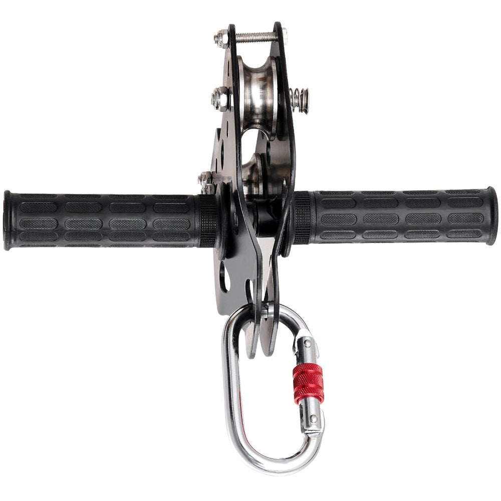 VEVOR Zipline Kit for Kids and Adult, 160 ft Zip Line Kits Up to 330 lb, Backyard Outdoor Quick Setup Zipline, Playground Entertainment with Stainless Steel Zipline, Spring Brake, Safety Harness, Seat