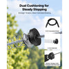 VEVOR Zipline Kit, 60 ft, 6 mm Steel Cable, Backyard Zipline, Up to 330 lb, for Outdoor, Durable Zipline for Kids with 6.9 ft Spring Brake, Removable Trolley & Swing Seat, Ages 6-16, Not for Adults