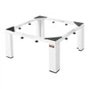 VEVOR Laundry Pedestal, 12 in Height, Washer and Dryer Pedestals with 1200 lbs Weight Load Capacity, 18.7-31 in Adjustable, Non-Slip Feet, Heavy-duty Steel Washing Machine Stand Universal Fit, White