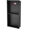 VEVOR 13"x25" No Tile Shower Niche 304 Stainless Steel, Wall-Inserted Niche Recessed Double Shelves, Sealed Waterproof Rust-Resistant Easy Cleaning Modern Niche for Shower or Soap Storage Bathroom