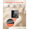 VEVOR Shower Niche, 13 x 13 x 4 inch Recessed Wall Niche, Heavy-duty Stainless Steel Modern Soap & Shampoo Storage Organizer, Sealed Waterproof, Durable & Easy to Install,Black for Bathroom