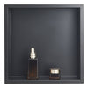 VEVOR Shower Niche, 13 x 13 x 4 inch Recessed Wall Niche, Heavy-duty Stainless Steel Modern Soap & Shampoo Storage Organizer, Sealed Waterproof, Durable & Easy to Install,Black for Bathroom