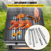 VEVOR BBQ Burners Replacement, Stainless Steel Burner Grill Part Kit, 3 Packs BBQ Burners Replacement, Grill Burner Replacement with Air Flap Barbecue Replacement Parts with Evenly Burning for Gas Gri