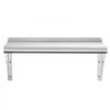 VEVOR Stainless Steel Shelf 12" x 24" Commercial Wall Mount Floating Shelf, Heavy-Duty Storage Rack with Brackets, 250LBS Strong Capacity, Easy to Clean, Suitable for Restaurant, Home Kitchen, Garage