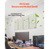 VEVOR 4 PCS Acoustic Panels, 2 inch Thick 23.6 x 11.8 inch Fiberglass Sound Absorbing Panels, Self-adhesive Soundproof Wall Boards, for Studios, Office, Home Theater,Meeting Room, Beige