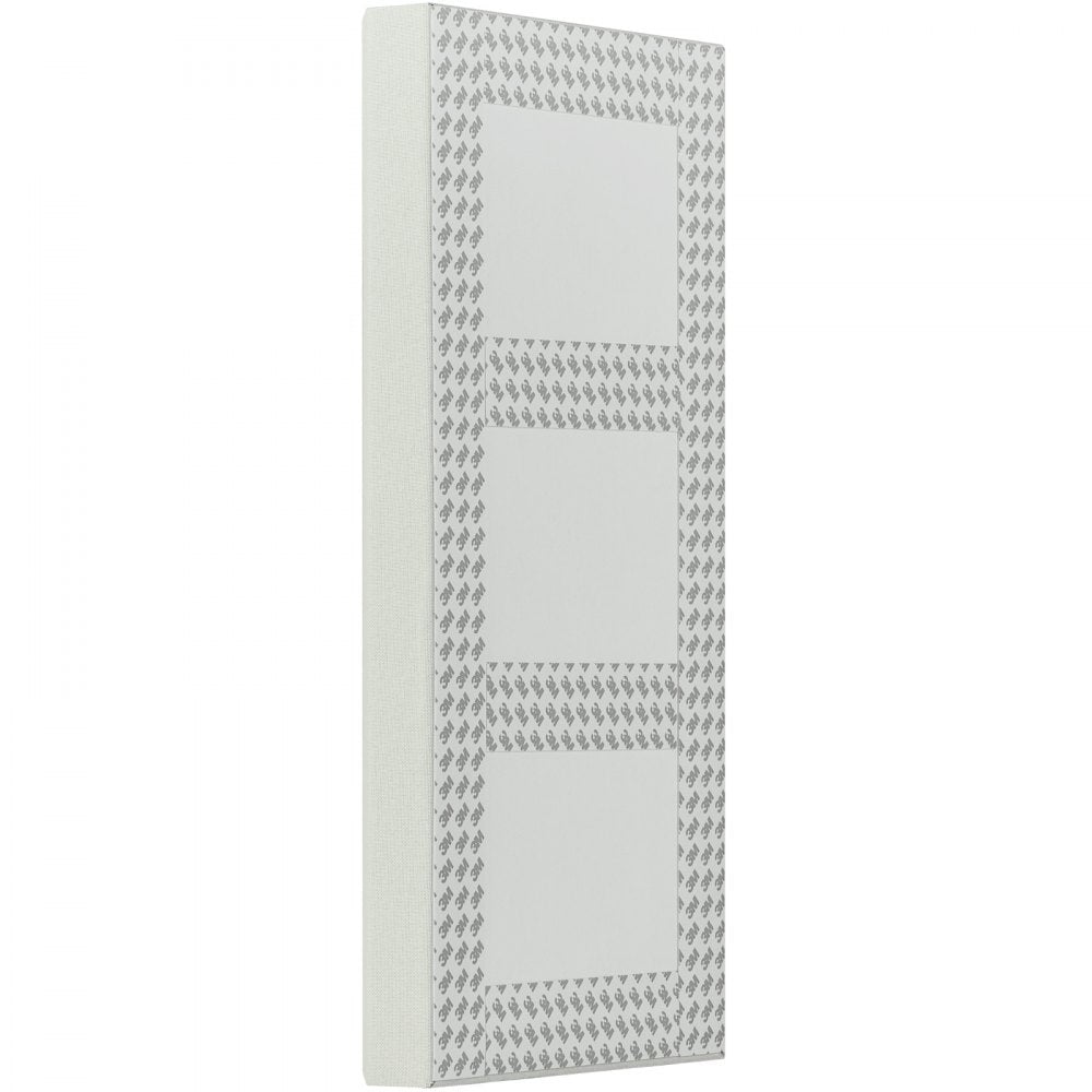VEVOR 4 PCS Acoustic Panels, 2 inch Thick 23.6 x 11.8 inch Fiberglass Sound Absorbing Panels, Self-adhesive Soundproof Wall Boards, for Studios, Office, Home Theater,Meeting Room, Beige