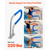 VEVOR Pool Rail, 31 x 22 inch Pool Handrail, 220 lbs Load Capacity Heavy Duty 304 Stainless Steel Swimming Handrail, Detachable Nonslip Sleeve, Rich Accessories, for Poolside, Water Parks， Spa Centers