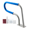 VEVOR Pool Rail, 31 x 22 inch Pool Handrail, 220 lbs Load Capacity Heavy Duty 304 Stainless Steel Swimming Handrail, Detachable Nonslip Sleeve, Rich Accessories, for Poolside, Water Parks， Spa Centers