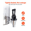 VEVOR Beverage Dispenser, 2.1 Gallon x 2 Drink Dispenser for Parties, Stainless Steel + Plastic Juice Dispensers with Spigot Ice Chamber Tray, Iced Tea Lemonade Dispensers, for Restaurants, Hotels