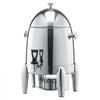 VEVOR Stainless Steel Beverage Dispenser, 2.7 Gallon Drink Dispenser  with Alcohol Burner, Hot & Cold Drink Dispensers for Coffee Tea Hot Water, with Spigot Ice Tube, for Restaurants, Hotels, Parties