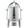 VEVOR Stainless Steel Beverage Dispenser, 2.7 Gallon Drink Dispenser  with Alcohol Burner, Hot & Cold Drink Dispensers for Coffee Tea Hot Water, with Spigot Ice Tube, for Restaurants, Hotels, Parties