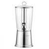 VEVOR Beverage Dispenser, 2.1 Gallon Drink Dispenser for Parties, Stainless Steel + Plastic Juice Dispensers with Spigot Ice Chamber, Iced Tea Lemonade Juice Water Dispensers, for Restaurants, Hotels