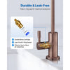 VEVOR Ro Water Faucet, Lead-Free Stainless Steel Faucet, Drinking Water Faucets with Solid Brass Valve, Anti-Rust & Durability Drinking Water Faucets For Kitchen, Bar Counter, Cafe, Antique Bronze