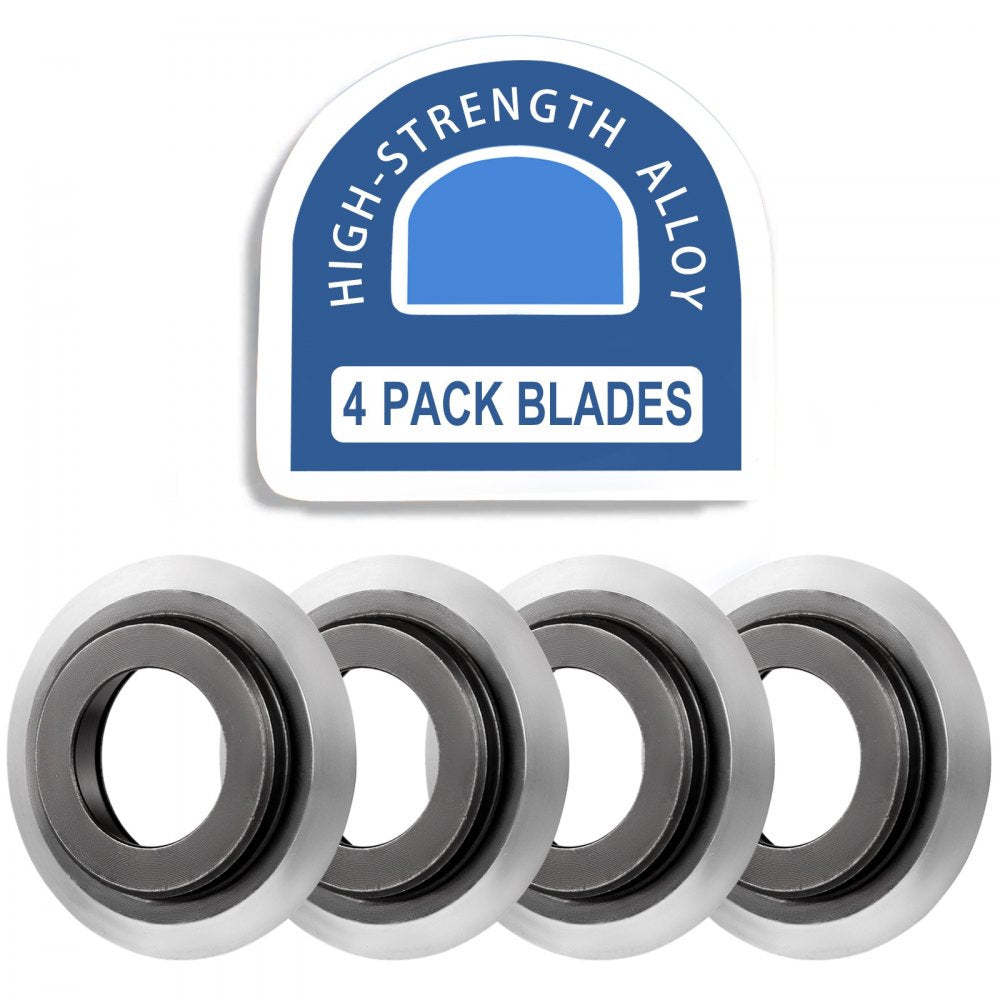 VEVOR Wire Stripper Blades 4 Pack of Replacement Blades, High-temperature Quenching and High-quality Alloy Pipe Cutter Blades, for Stripping Scrap Copper Wires, Model HXSMS-26 Wire Stripping Machines