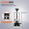 VEVOR Wire Stripping Machine,Wire Stripper with Hand Crank or Drill Powered,0.06''-1.18'' Copper Wire Stripper,Visible Stripping Depth Reference,Portable Aluminum Frame Wire Peeler
