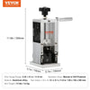 VEVOR Wire Stripping Machine,Wire Stripper with Hand Crank or Drill Powered,0.06''-1.18'' Copper Wire Stripper,Visible Stripping Depth Reference,Portable Aluminum Frame Wire Peeler