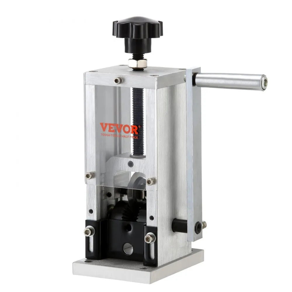 VEVOR Wire Stripping Machine,Wire Stripper with Hand Crank or Drill Powered,0.06''-1.18'' Copper Wire Stripper,Visible Stripping Depth Reference,Portable Aluminum Frame Wire Peeler