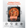 VEVOR Portable Induction Cooktop, 1800W Electric Induction Burner with 9 Temperature Settings, Countertop Induction Hot Plate with 4H Timer, 24H Reservation, Child Lock, Easy to Clean, for Cooking