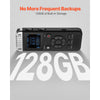 VEVOR Digital Voice Recorder, 128GB, Voice Activated Recorder with Playback, Audio Recording Device with Password USB, 8730 Hours of Storage 40 Hours of Continuous Recording, for Lectures, Meetings