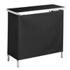VEVOR Folding Portable Bar Table, 38.6 x 15.2 x 34.3 in, with Carry Bag, Storage Shelf, and Detachable Skirt, Quick and Easy Setup, Foldable Mobile Bartending Station for Events, Party, Tradeshow