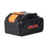 VEVOR 20V MAX, Portable Battery and Charger Combo, AC 110V, 4.0 Ah Lithium-Ion Battery Pack, 4000 mAh Large Capacity, Extended Runtime, Compatible with Series Tools, for Replacement and Fast Charging