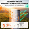 VEVOR Portable Monocrystalline Solar Panel, Monocrystallin120W Foldable e ETFE Solar Charger, 23% Efficiency Solar Panel with Type C, DC 18V, QC3.0 USB Port, IP67 Waterproof for Home, Off Grid, Hiking