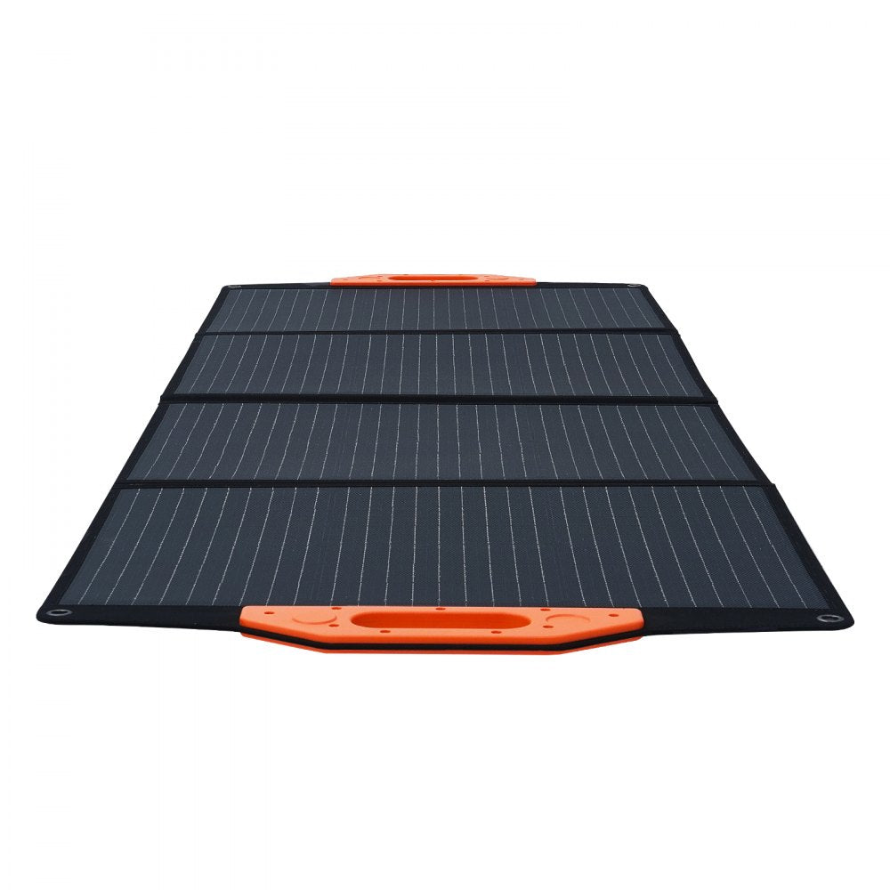 VEVOR Portable Monocrystalline Solar Panel, Monocrystallin120W Foldable e ETFE Solar Charger, 23% Efficiency Solar Panel with Type C, DC 18V, QC3.0 USB Port, IP67 Waterproof for Home, Off Grid, Hiking