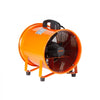 VEVOR Portable Ventilator, 8 inch Heavy Duty Cylinder Fan with 33ft Duct Hose, 195W Strong Shop Exhaust Blower 1070CFM, Industrial Utility Blower for Sucking Dust, Smoke, Smoke Home/Workplace