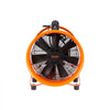 VEVOR Portable Ventilator, 10 inch Heavy Duty Cylinder Fan with 16.4ft Duct Hose, 380W Strong Shop Exhaust Blower 1893FM, Industrial Utility Blower for Sucking Dust, Smoke, Smoke Home/Workplace
