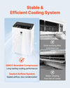 Stable and efficient cooling system with GMCC compressor and sealed airflow system