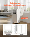 Window installation compatibility and 5.3 ft exhaust hose