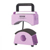 VEVOR Hat Press Machine, Mini Hat Heat Press for Caps with Integrated Control Panel, Cap Heat Press Machine with 5.9x3.15 inch Curved Heating Plate, Safety Base, and Glove, Automatic Shut-Off, Purple