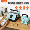 VEVOR 2 in 1 Tumbler and Hat Heat Press Machine, Mini Hat Heat Press for Caps and Hats, Tumbler Heat Press for 11-30oz Sublimation Tumblers and Mugs, Temperature and Time Control, Green