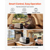 VEVOR Portable Camping Air Conditioner 3050 BTU, Tent AC Unit with Hose, Remote & Touch Control, 61–90°F Adjustable, 150 m³/h High Airflow, Low Noise, Ideal for Tent. RV, Outdoor Cooling, Dark Grey