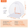 VEVOR Spray Paint Shelter, 40 x 35 x 40 in Pop-Up Portable Spray Paint Tent with Built-In Floor, Exhaust Window and Storage Bag, Foldable Paint Booth for Furniture, DIY Hobby Tool Painting Station