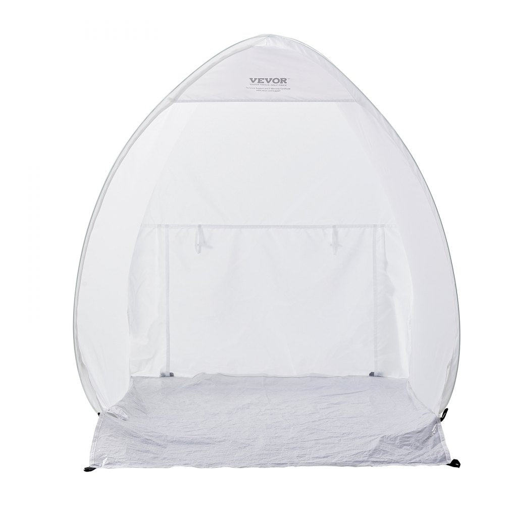 VEVOR Spray Paint Shelter, 40 x 35 x 40 in Pop-Up Portable Spray Paint Tent with Built-In Floor, Exhaust Window and Storage Bag, Foldable Paint Booth for Furniture, DIY Hobby Tool Painting Station