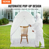 VEVOR Spray Paint Shelter, 60 x 60 x 70 in Pop-Up Portable Spray Paint Tent with Built-In Floor, Exhaust Window and Storage Bag, Foldable Paint Booth for Furniture, DIY Hobby Tool Painting Station